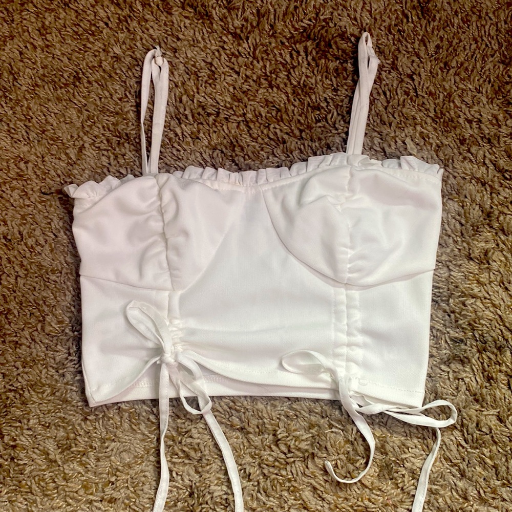 Tiger Mist Arvada Bustier Top 🤍